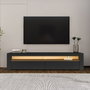 Hanah Home Soporte para TV Antracita con Luces LED